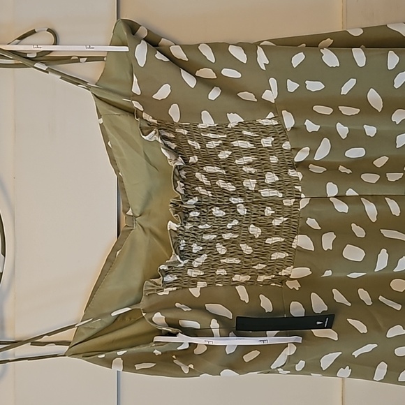 Midi green spotted dress from LuLus - Picture 4 of 4